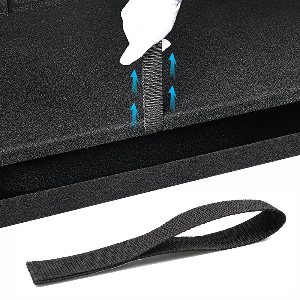Kofferraum Seil Zugband Für Tesla Model Y 2021-2026 Öffnen Heckklappe Abdeckung Griff Zugband Auto Organizer Zubehör Gadgets