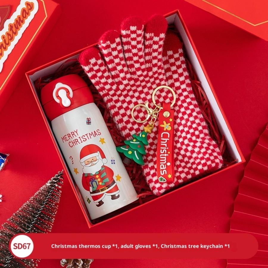 Festive Thermos Tumbler Gift Set - Perfect Christmas & New Year Present Student &Corporate& Friends New Year Presents Family Party