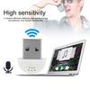 Portable USB Mini Studio Speech Microphone Recording Audio MIC Adapter For Computer PC White