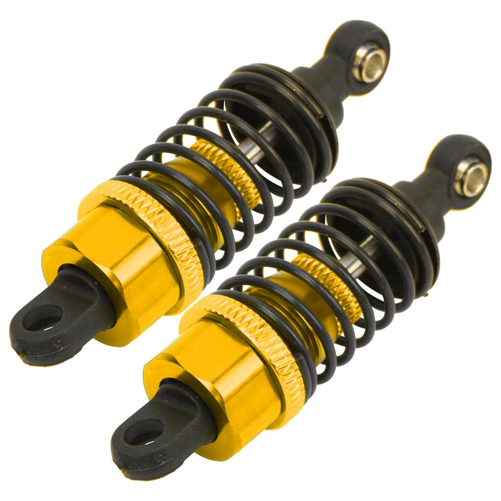 2 Stück RC Metall Stoßdämpfer Dämpfer Stoßdämpfer Set für Wltoys A959 A949 A969 118 RC AutoGold