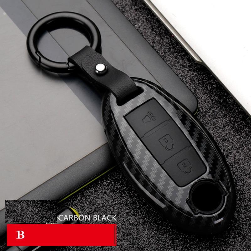Interior Mouldings Carbon Fiber Shell Car Remote Key Fob Cover Case For infiniti FX35 FX37 FX50 G25 G35 G37 JX35 M35 M37 M45 Q70