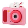 Digital Camera 40MP 1080P HD Dual Lens Video Camera with Cartoon Bunny Silicone Cover 2 Inch Screen for Teens Birthday Gifts