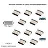10Pcs USB to Type-C adapter board Female Connector Set 5Pin SMD SMT Type-C Socket Charging Port USB 2.0 Data Transmission