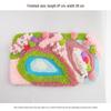Moss Coaster Rug Kit: Beginner-Friendly Mori Style Doormat Gift Set