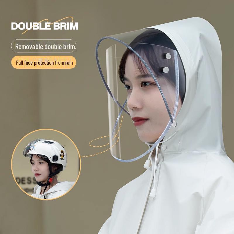 Impermeable largo de cuerpo entero para coche eléctrico de mujer 2024