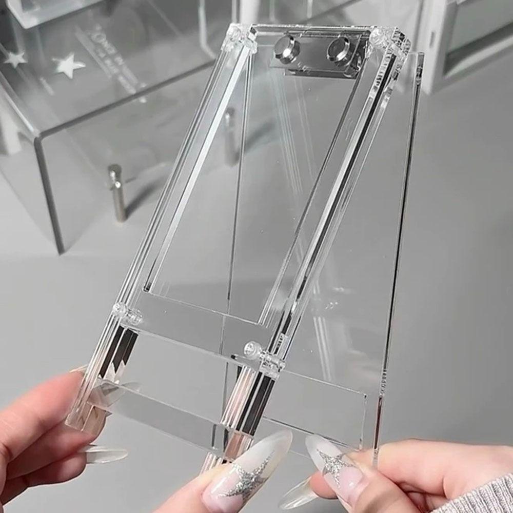 Clear Collection Card Display Stand Free Standing Acrylic Card Sleeves Frame  Ins Mini Album