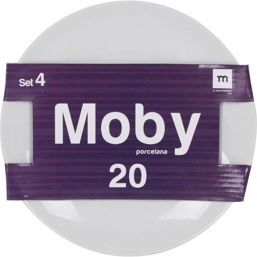 

Десертная тарелка La Mediterranea Moby Фарфор 20,3 см (4 штуки)