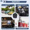 20pcs Rocker Switch Black On Off 2 Pin Mini Round Toggle Switch 3A 250V 6A 125V Circle Switches For RV Car Truck Boat