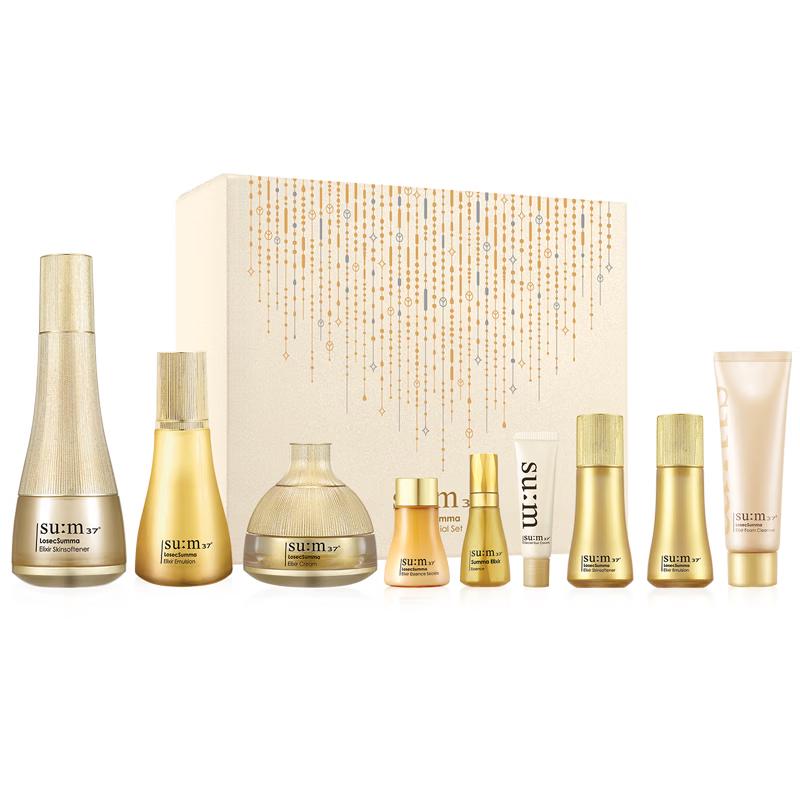 Su:m37° Gold Radiance 9-Piece Skincare Gift Set