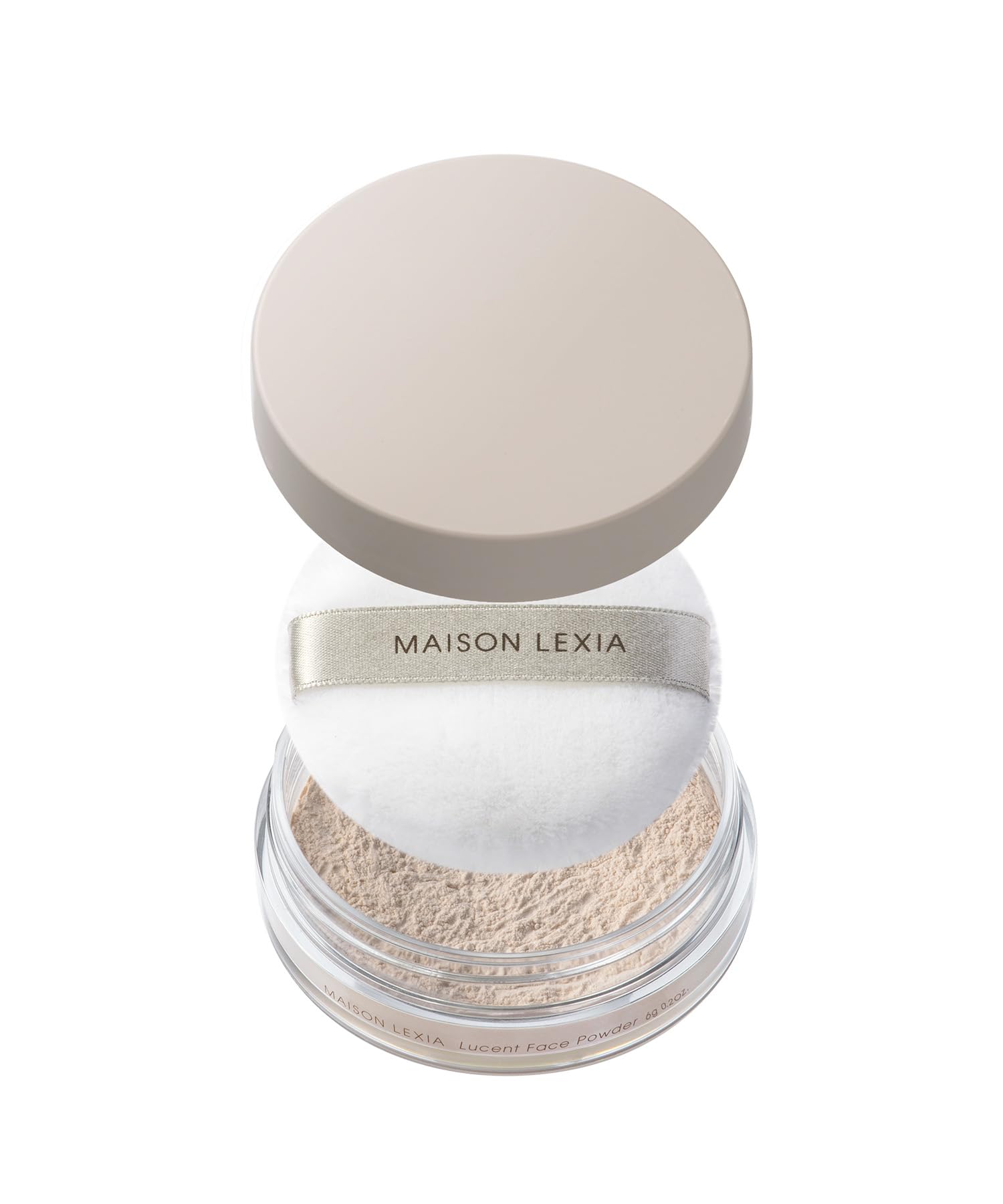 

MAISON LEXIA Рассыпчатая пудра для лица Гиалуроновая кислота Полупрозрачная Увлажняющая Уход за кожей Макияж (6g) (пылать)