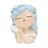 Bonsai Holder Girl Face Planter Collectible Cartoon Resin Piece