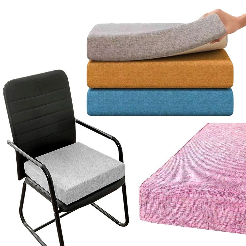 5cm Thick Seat Cushion High Density Sponge Ultra Soft Office Chair Pad Anti-Slip Fast Rebound Car Seat Pad for Long Sitting