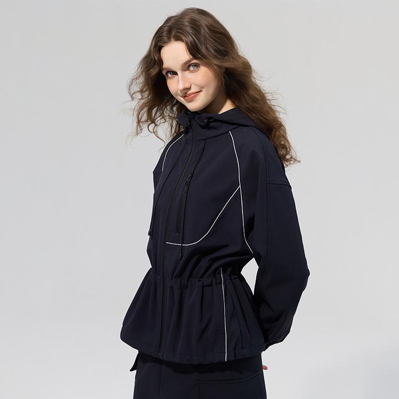 

Ветрозащитная куртка с капюшоном, водоотталкивающая, прочная, для занятий спортом на открытом воздухе XL