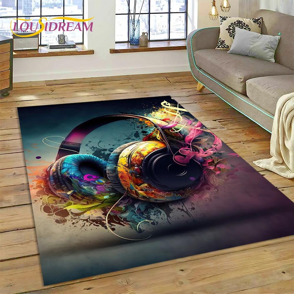 Kolorowa nuta nuta kreskówka dywan dywan dla domu salon sypialnia Sofa wycieraczka Decor, dywanik dla dzieci mata antypoślizgowa