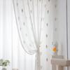 Living Room Window Screen Screen Curtain Translucent Opaque Embroidered White Screen Bay Window Balcony Bedroom Curtain