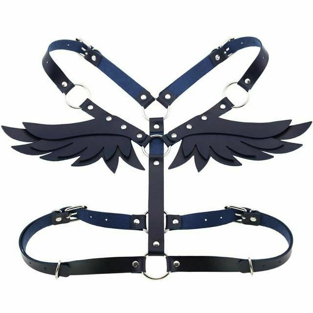 Angel Wings Body Harness 16 Colours Fetish Clothing Clothing