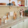 10/20/30/40/50Pcs Boho Wall Tile Sticker Waterproof Geometric Self-adhesive Decorative Decal Home Kitchen Bathroom Vinyl