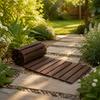 Foldable Wooden Garden Pathway Sturdy Roll-out Outdoor Path Roll-up