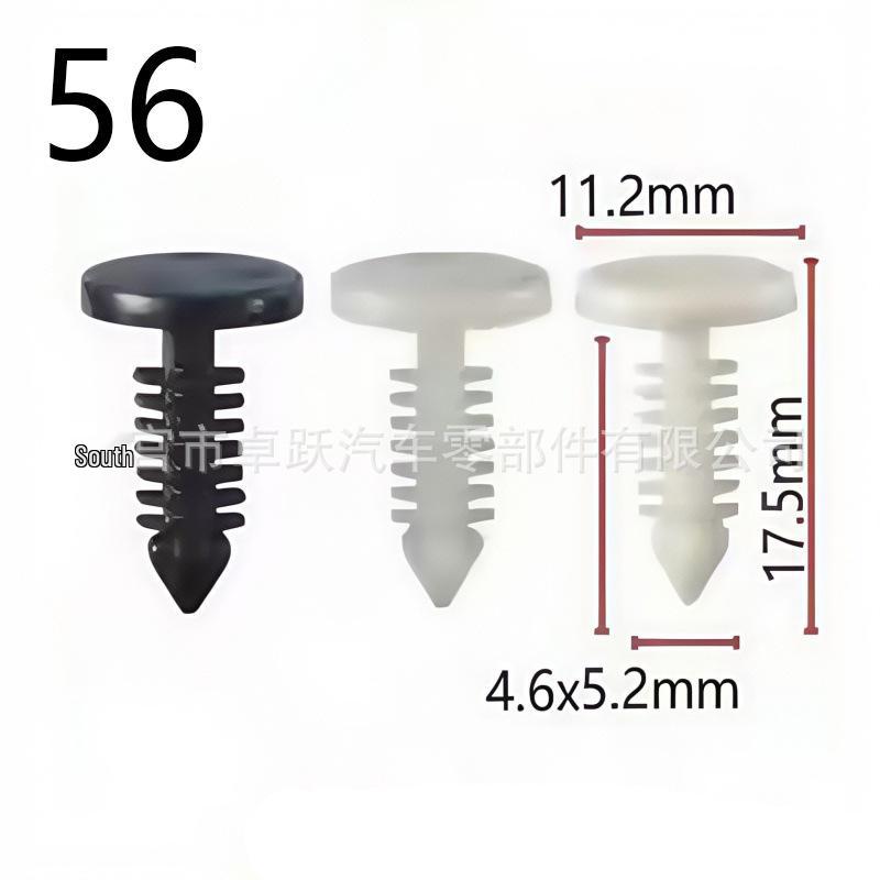 Nylon Car Mudguard & Bumper Clips for Chrysler and Ford
