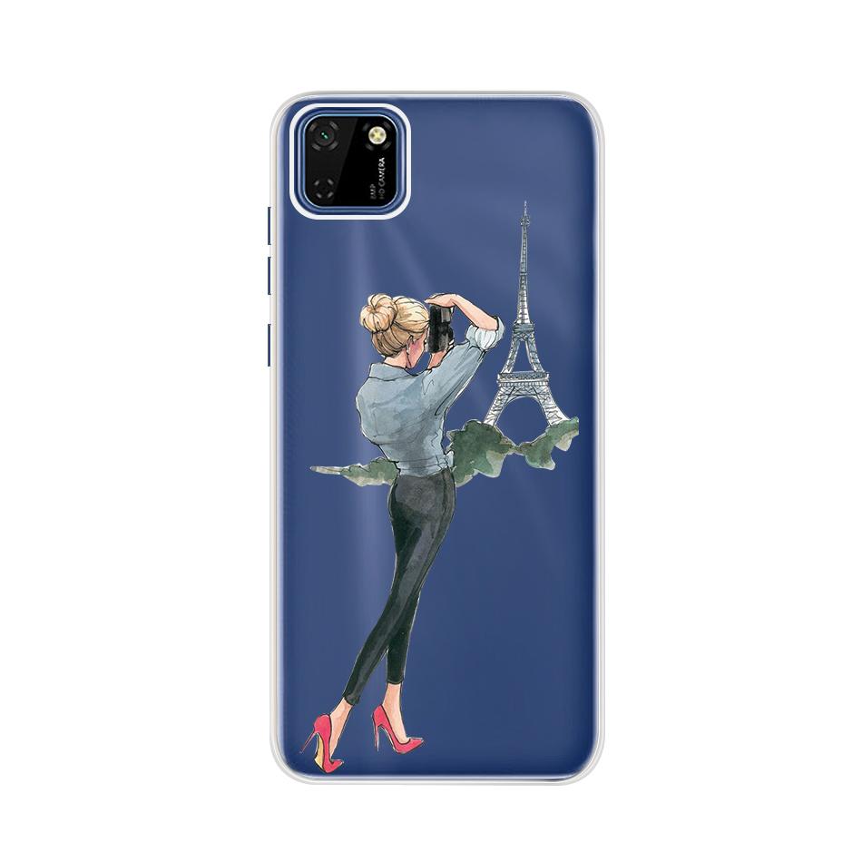 Case For Huawei Honor 9S Case 5.45" Silicon Painted Soft TPU Cover On Honor 9S 9 S S9 DUA-LX9 Phone Back Protective Coque Bumper
