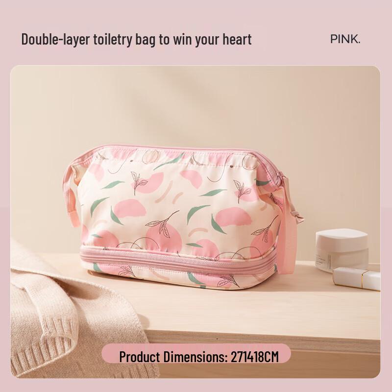 Women s XX40 Double-Layer Waterproof Cosmetic Bag
