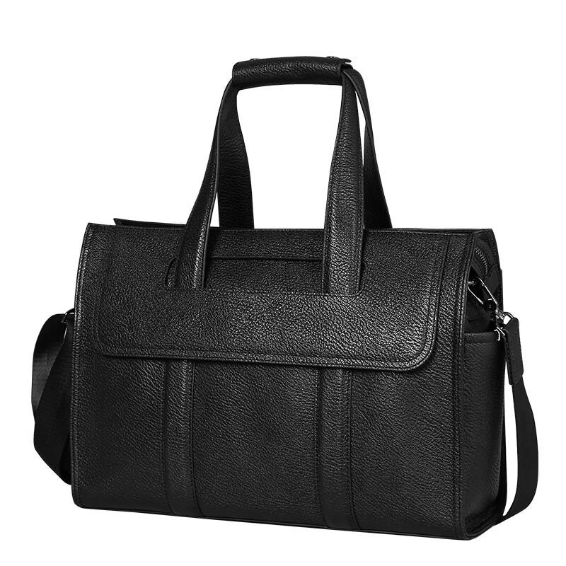 Мужской портфель SCHWARZETIENNE из натуральной кожи 15.6 inches