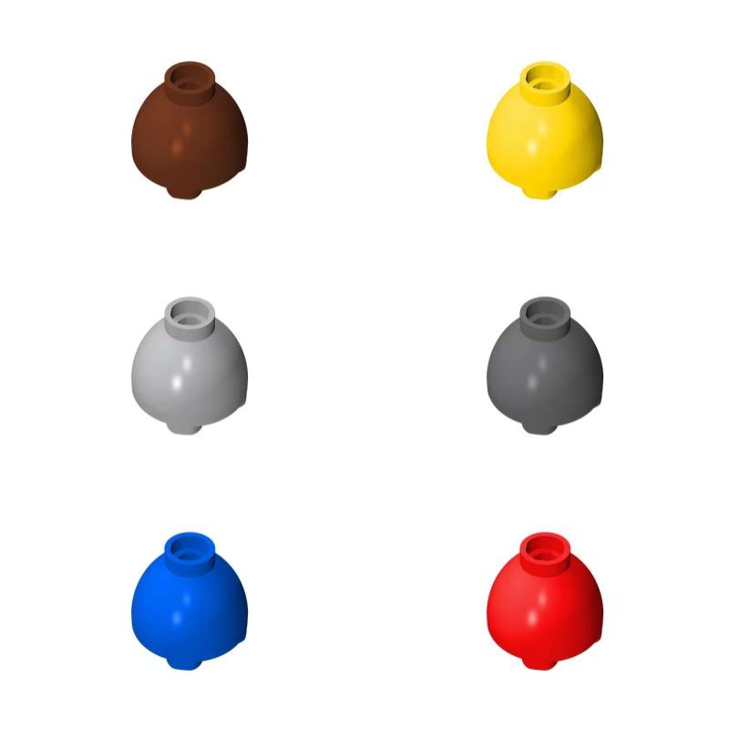 10pcs 24947 MOC Brick Parts  Brick Round 2 X 2 Dome Bottom with Studs Compatible Building Block Particle Brain Toy Gift
