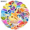 10 30 50Pcs Cute Fish Stickers Animals Hand Account Material Mobile Phone Laptop Luggage Skateboard Waterproof Graffiti Stickers