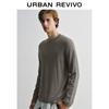 UR 2026 Men's Autumn Casual Textured Crew Neck Knit Sweater