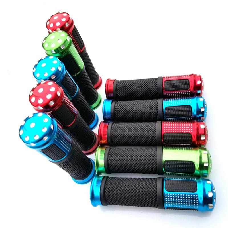 1 Pair Aluminum Alloy Bicycle Grip Cover Mountain Bike Non-slip Wear-resistant Bicycle Accessories