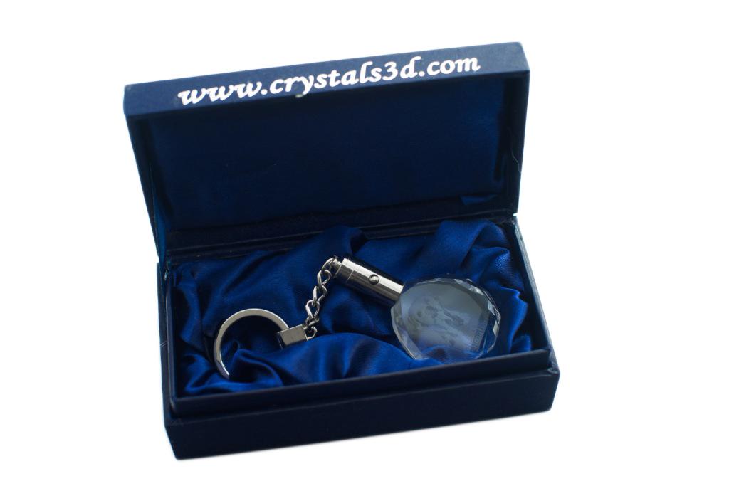 Dalmatian, Carriage Dog, Spotted Coach Dog - Pendant with a Photo of a Dog, Crystal Key Ring In a Gift Box, a Unique Gift by Art-Dog