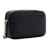 Michael Kors Mk Jet Set Travel Medium Chain Vintage Camera Bag Vintage Leather Zipper Commuter Crossbody Bag Women Bags Black 35F1GTVC8L-BLACK
