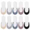 No Show Half Socks Invisible Low Cut Liner Socks with Slings Back Toe Toppers Liner Socks for Women Invisible Boat Socks