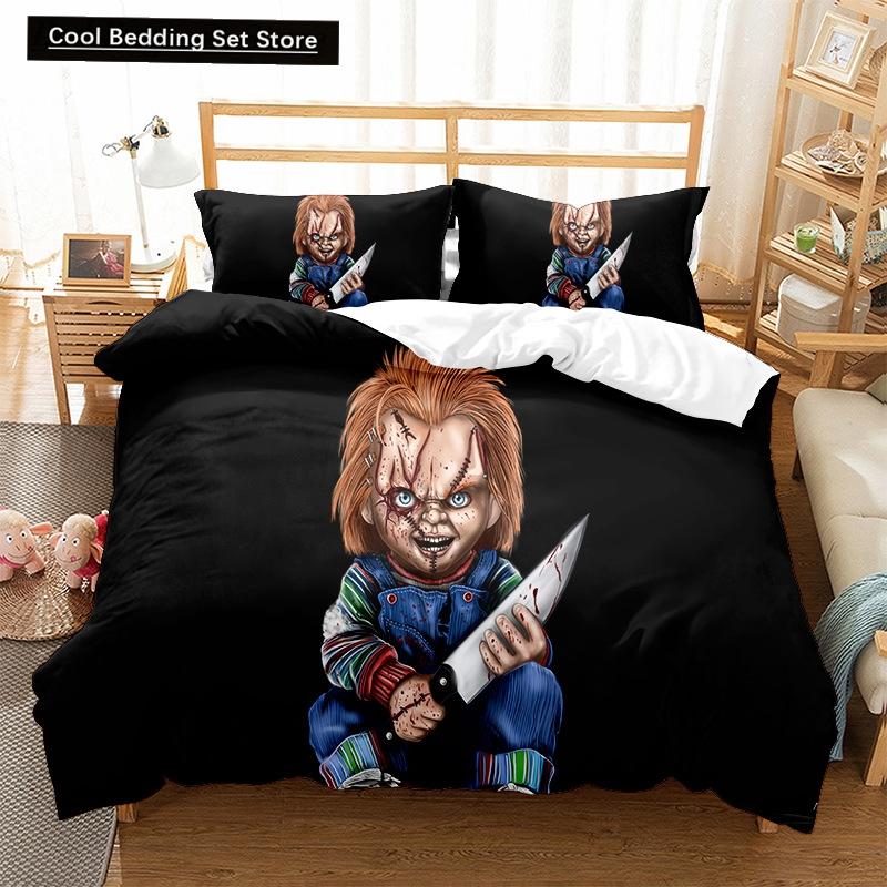 Horrible Movie Child'S Play Duvet Cover Set America Bedspread Single King Queen Full Size Soft Polyester Bedding Set Adult Teens