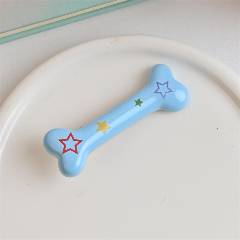 5Pcs Bone Hairpins Fashion Lovely Women Gril Headwear Barrettes Vivid Dog Bone Hair Clips Side Hair Pin Hair Accessories