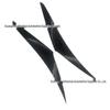 Carbon Fiber Headlight Eyebrow Trim for 2008-2013 Honda Accord (8th Gen)