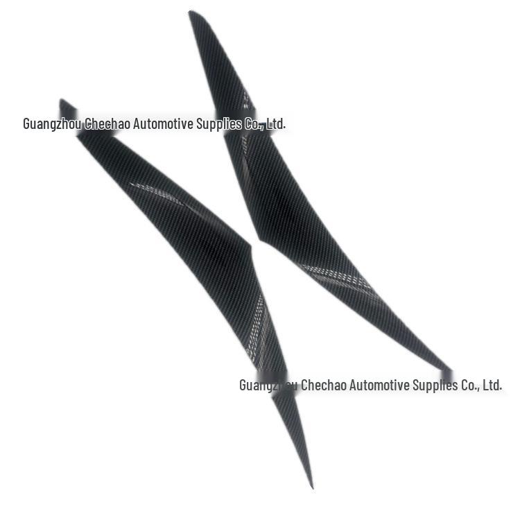 Carbon Fiber Headlight Eyebrow Trim for 2008-2013 Honda Accord (8th Gen)