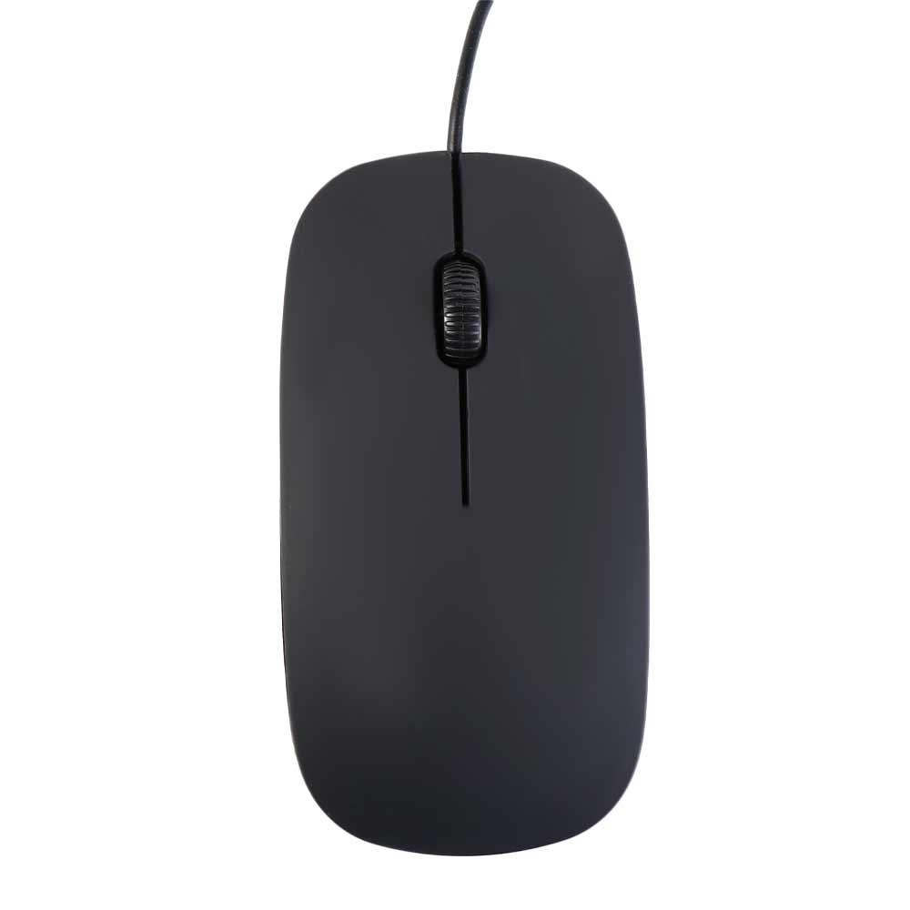 Thin Gaming Mouse Black White 3d Roller Wired Mouse Optical Mouse Usb Wired Mouse Computer Mouse