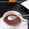 Coffee Spoon Ice Cream Milk Drink Stirring Scoops Teaspoons Home Bar Cafe Hotel Party Kitchen Tableware Cutlery