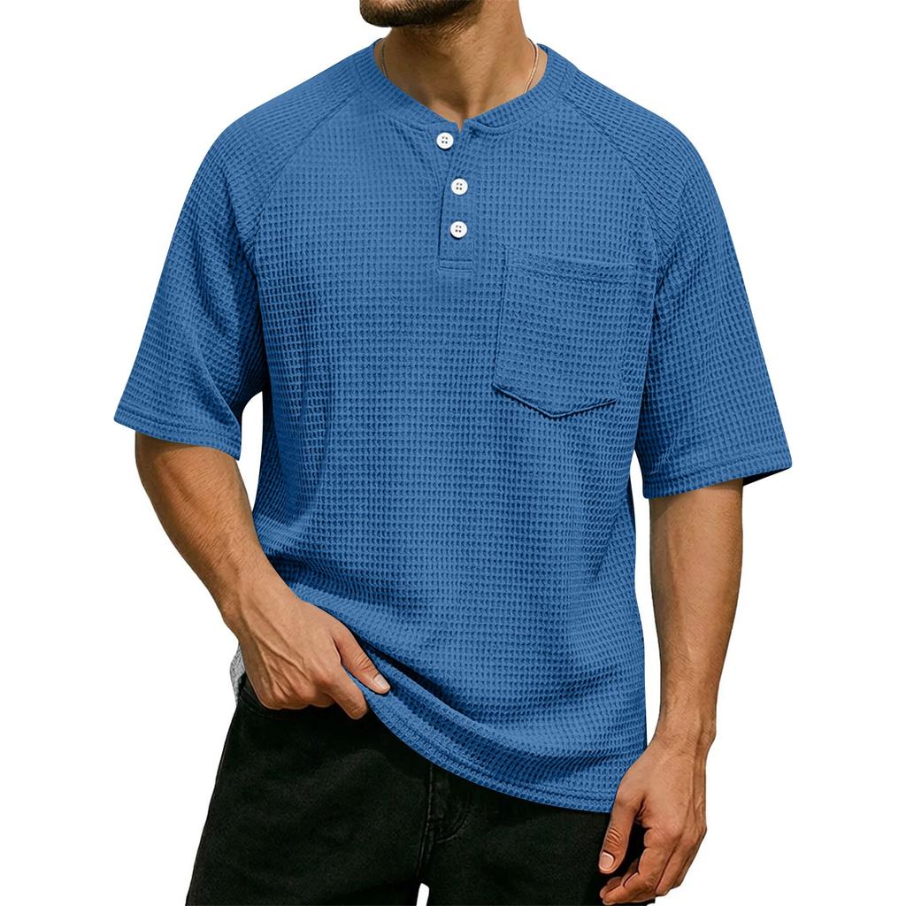 Men's Summer Retro Casual -Weave Shirt