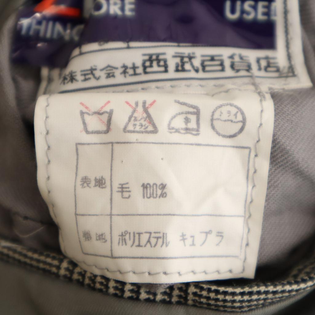 CHAPS RALPH LAUREN 80er 90er Seibu Maßanfertigung Old Glen check doppelreihige Jacke Herren Gebraucht