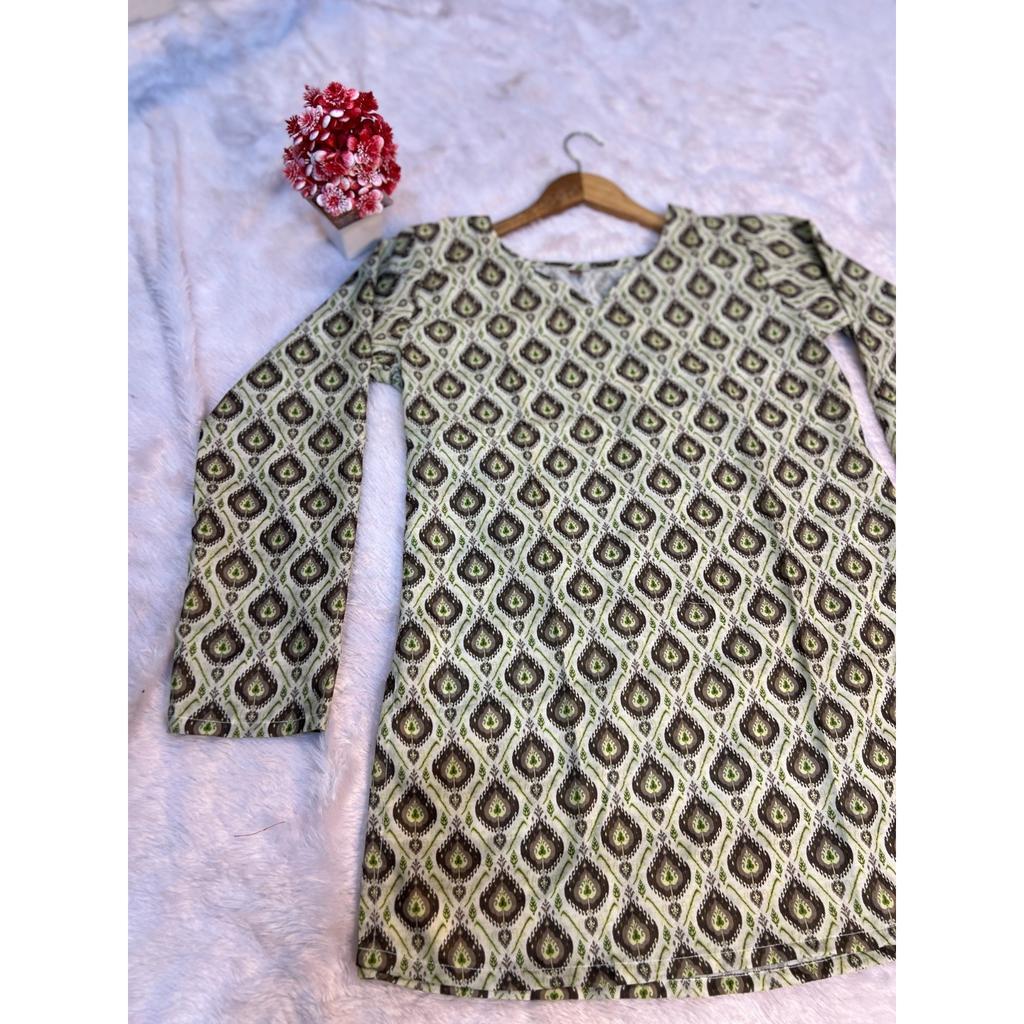 Women Bollywood Top Tunic Kurta Set Indian Casual Wear Short Kurti Set Dress