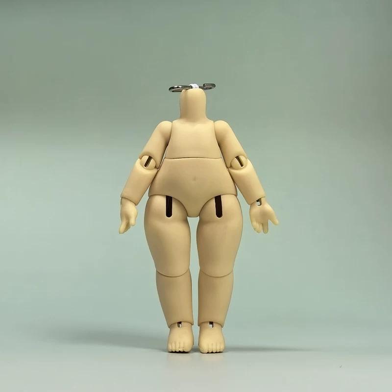 Ob11 8.5Cm Lantern Style Doll Body 1/12 Bjd Blank Body Super White Cream White Normal White Almond Light Tan For Gsc Bjd Dolls