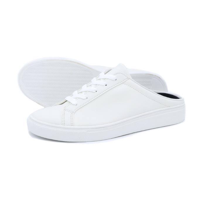 Supener Flux Sneaker Mules Weiß