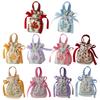 Elegant Florals Print Candy Storage Bag for Bridals Showers Birthday Parties and Holiday Celebration Sturdy Canvas