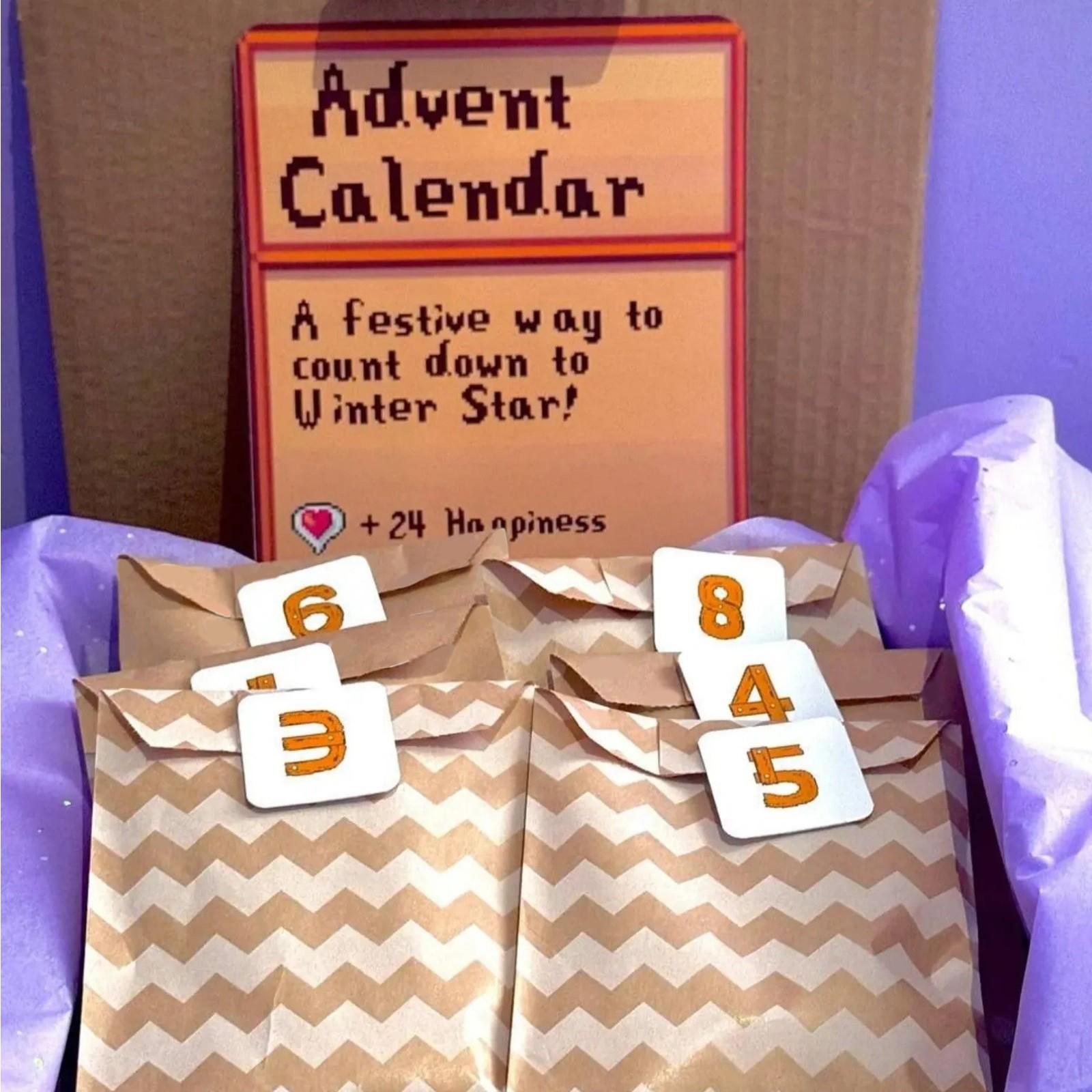 

Календарь, Рождественский календарь, Праздничные подарки для родственников и друзей One Size