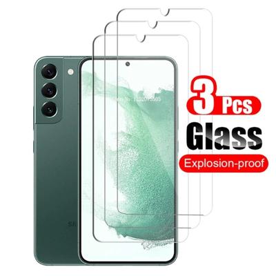 3Pcs Screen Protectors For Samsung Galaxy S22 S21+ S23 Ultra Tempered Glass For Samsung S20 S24 S10E S8 S9 Protective Film
