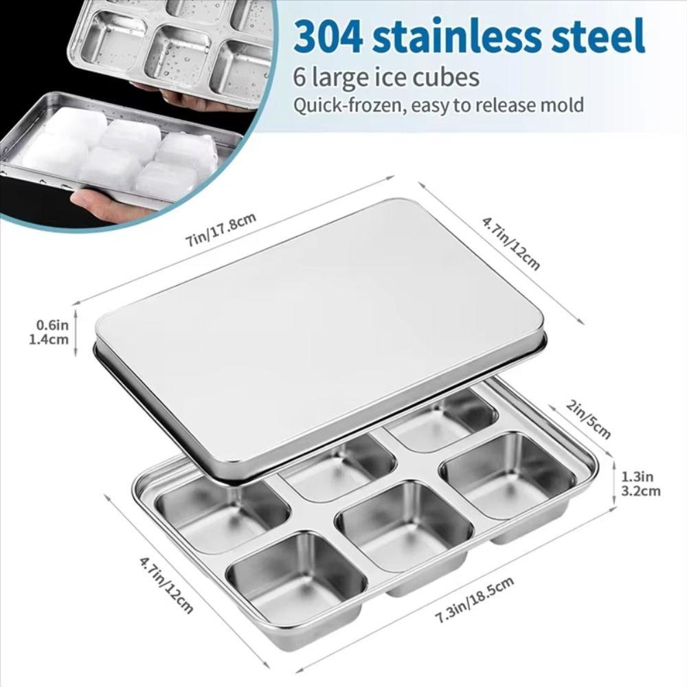 Quick-freezing Ice Maker Non-stick Ice Cube Box Portable Ice Trays