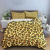 Leopard Print Bedding Set - 3 Pieces  Bedding Set (1 Duvet Cover, 2 Pillowcases, Duvet Not Included)