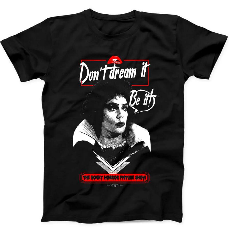 Dont dream its the Rocky horror movie display gift handbag tshirt black tshirt S